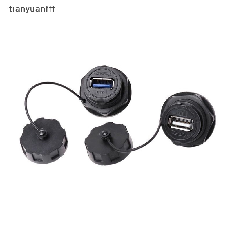 Tianyuanfff อะแดปเตอร์ซ็อกเก็ตเชื่อมต่อ USB 3.0 กันน้ํา IP68