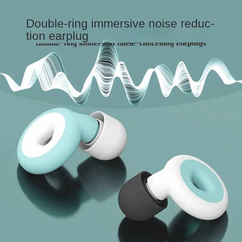 Silicone Earplug Sleep Noise Ear Plug Sound Insulation Protection Ear Anti-Noise Noise Reduction  Sw
