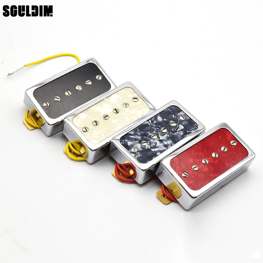 P90 สไตล์กีตาร์ไฟฟ้า Humbucker ขนาด Single Coil Pickup คอสะพานกีตาร์ชิ้นส่วนและอุปกรณ์เสริม