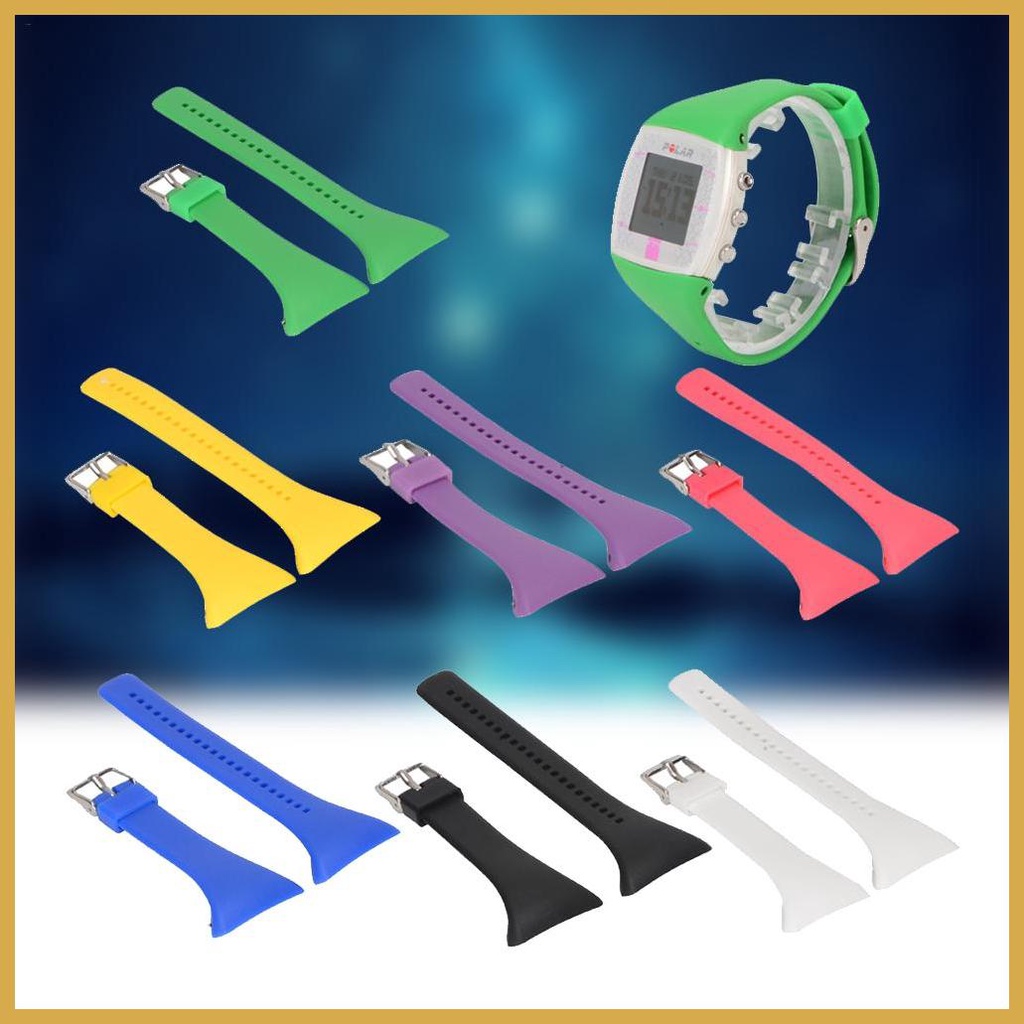 สายนาฬิกา Smartwatch สําหรับ Polar ft7 ซิลิโคนสายนาฬิกาสําหรับ Polar FT4 FT7 FT Series qiazhilph