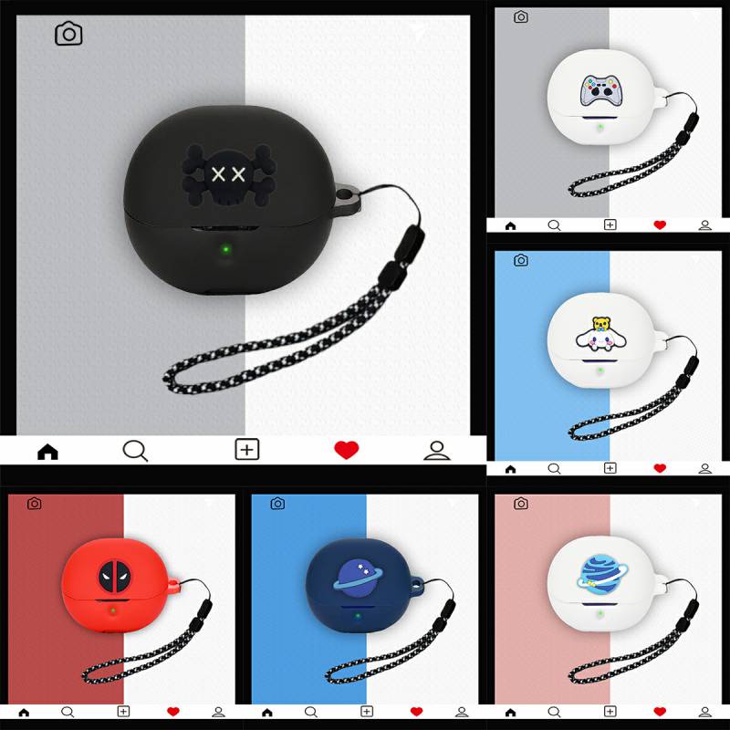 C405 Soundpeats clear case / AIR4 pro CASE Silicone Protective Case Dust-proof Protective Case for S