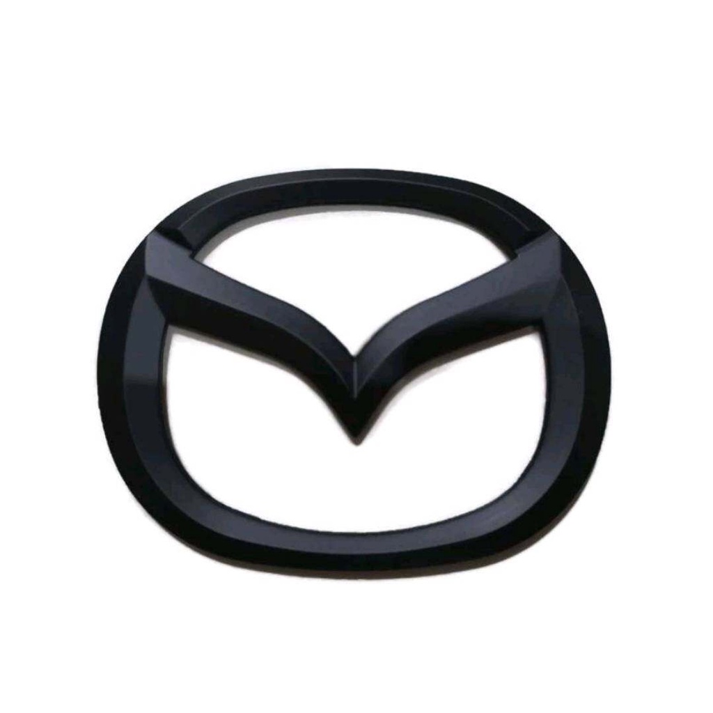 MAZDA สีดำด้าน ตรา โลโก้ รถ หน้า หรือ หลัง มี 3 ขนาด ครบจบในร้านเดียว