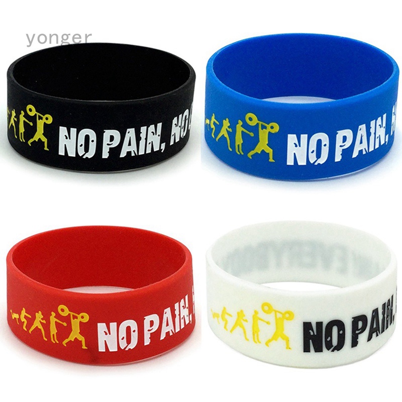 สายรัดข้อมือยางซิลิโคน ไม่มีอาการปวด 1 ชิ้น