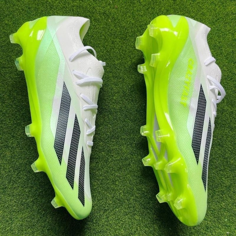Adidas X CrazyFast .1 รองเท้าฟุตบอลสีขาวเขียว