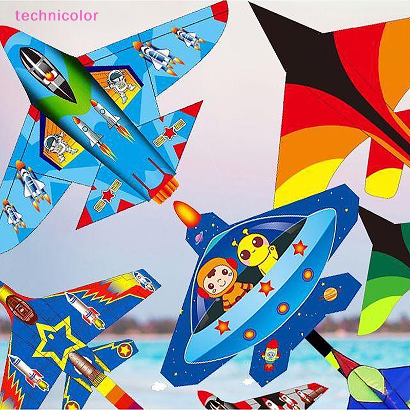 [technicolor] ว่าว ลายการ์ตูน สีฟ้า สีแดง ขนาดใหญ่ ของเล่นสําหรับเด็ก และผู้ใหญ่ พร้อมส่ง
