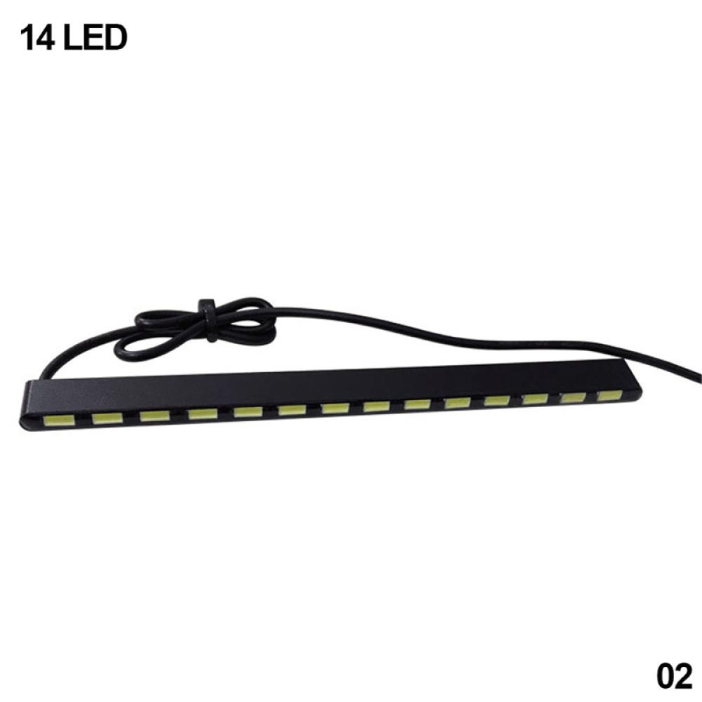 Okcatzone แถบไฟตัดหมอก LED DRL 7030 SMD 12 14 18 ดวง I3J8 สําหรับรถยนต์ 1 ชิ้น - รูปที่ 4