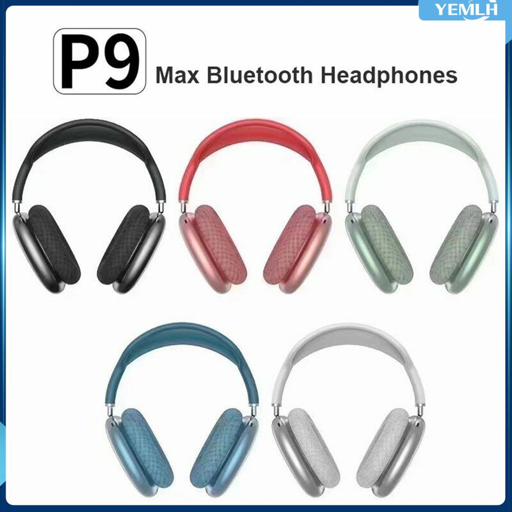 Yemlh P9 ชุดหูฟังไร้สาย Bluetooth, หูฟังสเตอริโอพร้อมลดเสียงรบกวนอัจฉริยะ