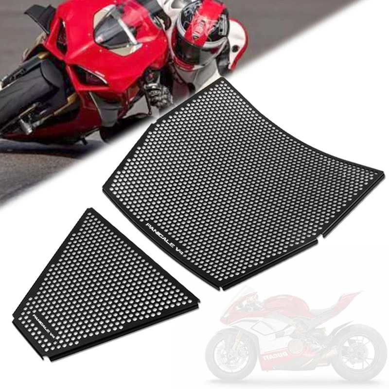 สําหรับ DUCATI Panigale V4 V4S Streetfighter V4/S 2020-2023 หม้อน้ํารถจักรยานยนต์ Grille Grill Guard