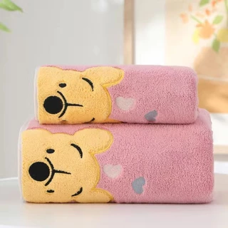 ✅พร้อมส่ง✅ผ้าขนหนู ปักลายการ์ตูน น่ารักมาก ขนนุ่มและดูดซับได้ดี 70x140 CM เหมาะสําหรับเด็ก