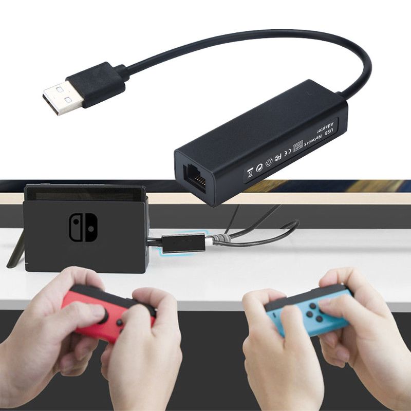 การ์ดเครือข่ายอีเธอร์เน็ต USB 3.0 100Mbps สําหรับ Nintendo Switch & Switch Oled /Lite