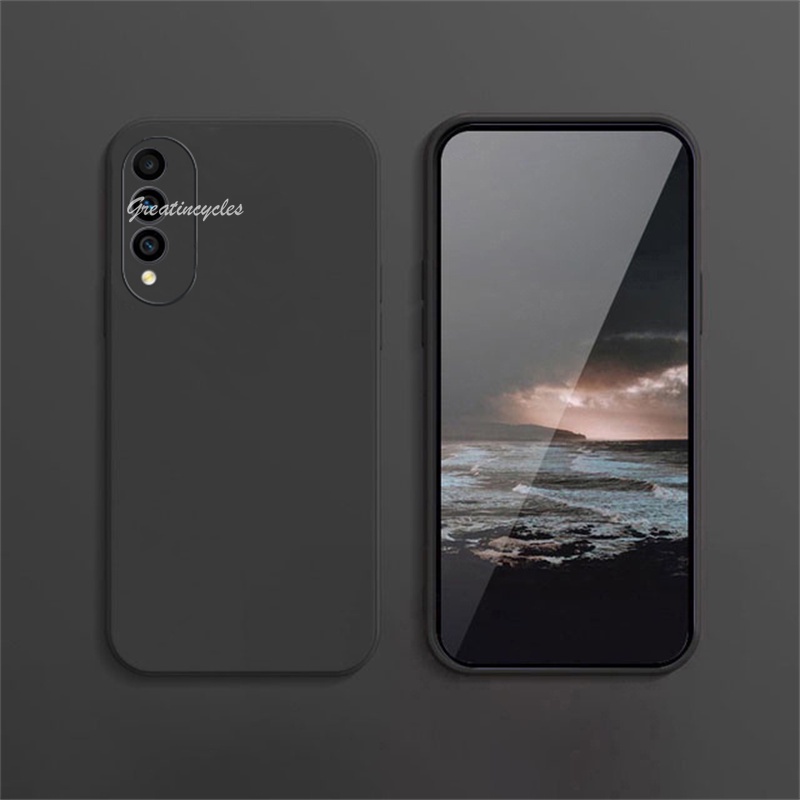 เคสโทรศัพท์ซิลิโคน TPU แบบนิ่ม ผิวด้าน ขอบตรง สีพื้น สําหรับ Wiko T50