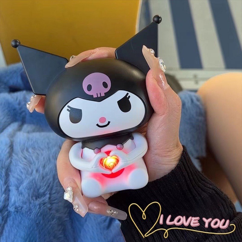 การ์ตูนคุโรมิ ของเล่น สามารถพูดได้ "I Love You" ของเล่นเด็ก เครื่องประดับ ของขวัญคริสต์มาส แฟนสาว อุปกรณ์ของขวัญ