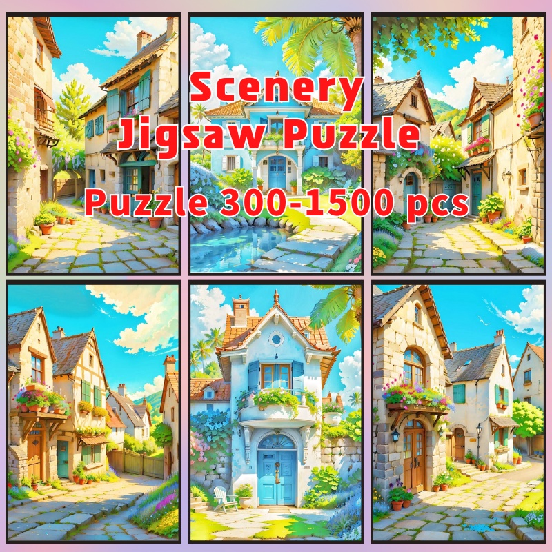 📣พร้อมส่ง📣【Scenery】jigsaw puzzle-จิ๊กซอว์-300-1000-ชิ้น- ชิ้นของเด็ก จิ๊กซอว์ไม้ 1000 ชิ้น จิ๊กซอว์ 1000 ชิ้นสำหรับผู้ใหญ่ จิ๊กซอ จิ๊กซอว์ 500 ชิ้น🧩11 จิ๊กซอว์ 1000 ชิ้น สำหรับ ผู้ใหญ่ ตัวต่อจิ๊กซอว์ จิ๊กซอว์ การ์ตูน