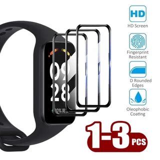 ฟิล์มเซรามิกโค้ง 3D สําหรับ For Xiaomi Band 9 Active / 8 Active Screen ป้องกันบน for Redmi Smart Band 3 2 / Amazfit Band 7 / Pro Full Curved Soft Screen Protector
