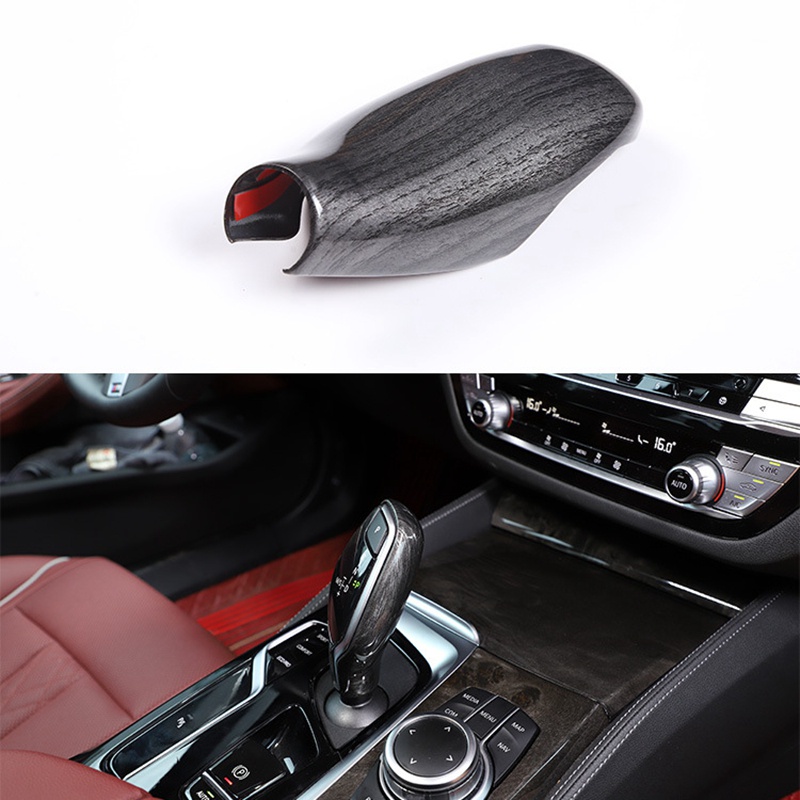 ขายดี ฝาครอบหัวเกียร์รถยนต์ คาร์บอนไฟเบอร์ ABS สําหรับ BMW 5 6 7 Series GT G32 G30 G11 G12 X3 X4 G01