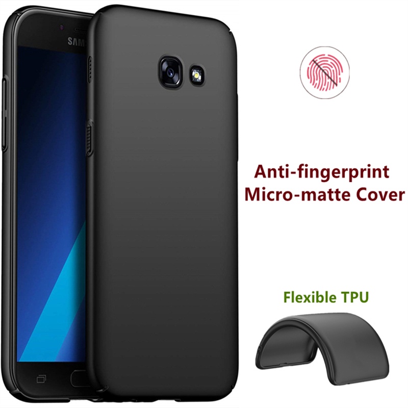 เคสซิลิโคน TPU เนื้อแมตต์ ป้องกันลายนิ้วมือ สําหรับ Samsung Galaxy A8 2016 SM-A810F A810S A810YZ