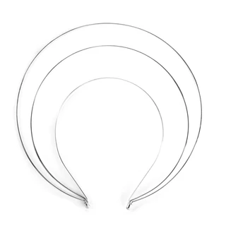 Estone เครื่องประดับผมหวานผู้หญิงนักเรียนล้างหน้า Hairband Crown Headbands สามชั้น DIY Hair Hoop ฐาน