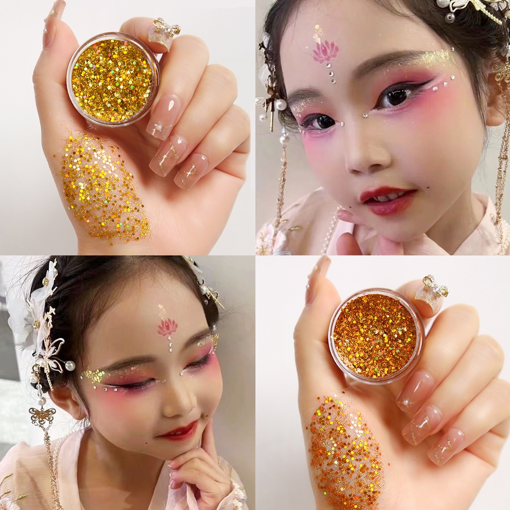 Glitter Gel แฟลชเจล สำหรับงานเทศกาลไนท์คลับเวทีแต่งหน้า 15สี Flash Gel