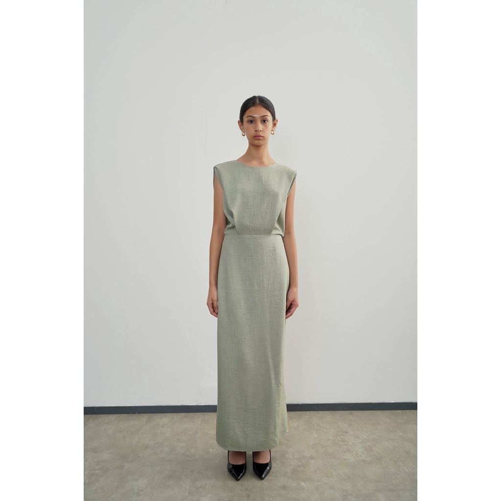 Pafon Gata Dress - Sage