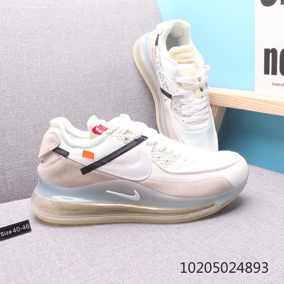 ♞NIKE Off-White X Nike Air Max 720 90 Co-Branded
