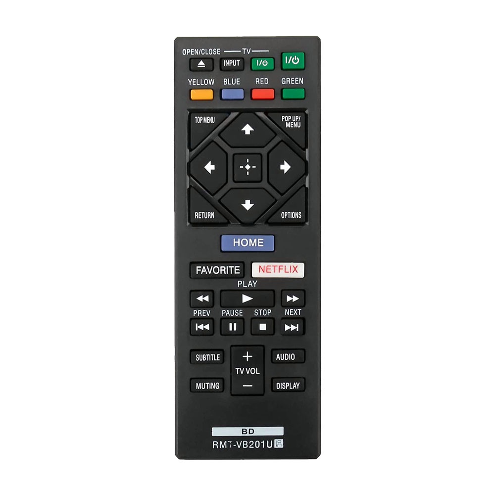 ใหม่ RMT-VB201U เปลี่ยนรีโมทคอนโทรล fit สําหรับ Sony Blu-Ray BD Disc DVD Player BDP-BX370 BDP-S1700 