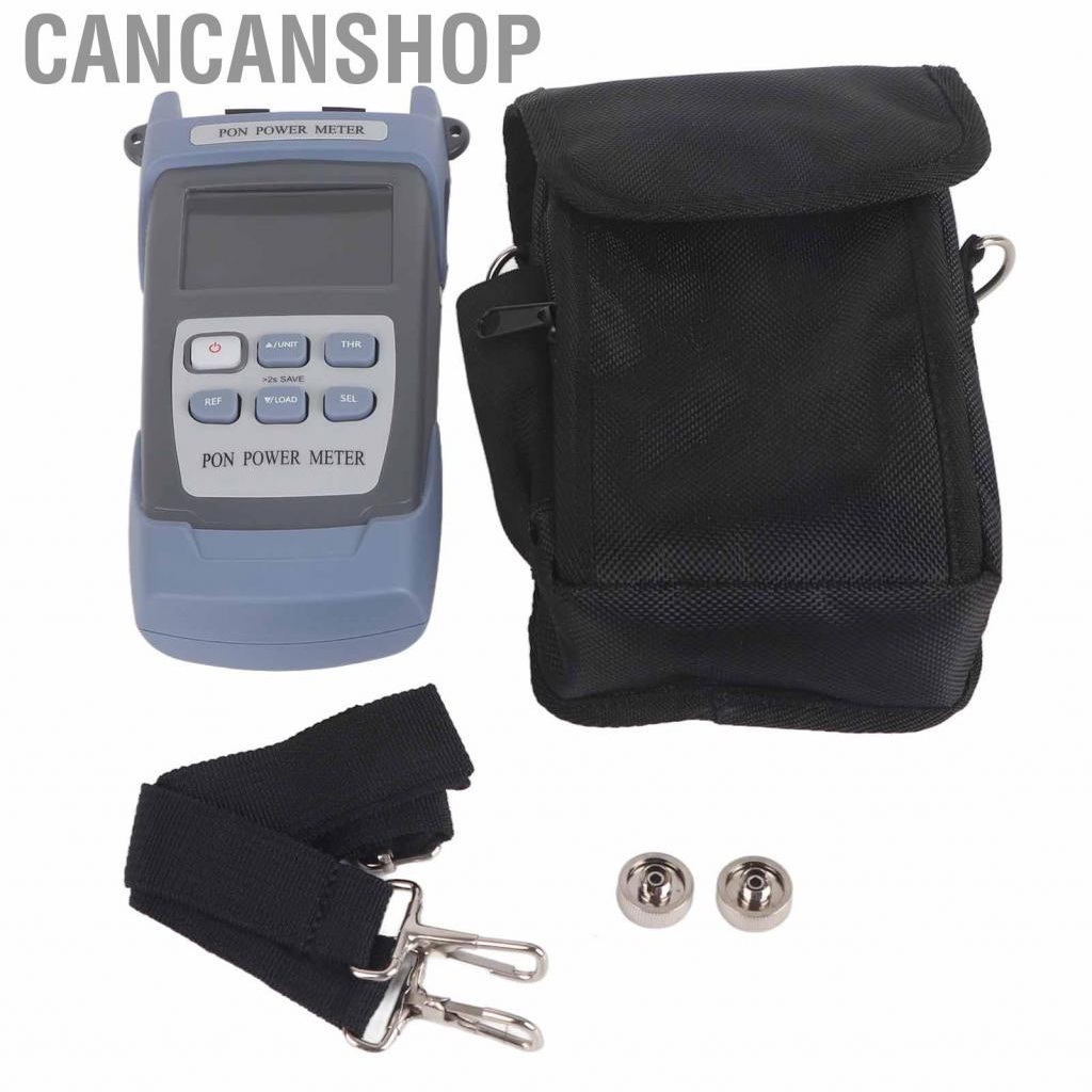 Cancanshop Handheld LCD Optical Power Meter PON Detector Fiber Optic Tester
