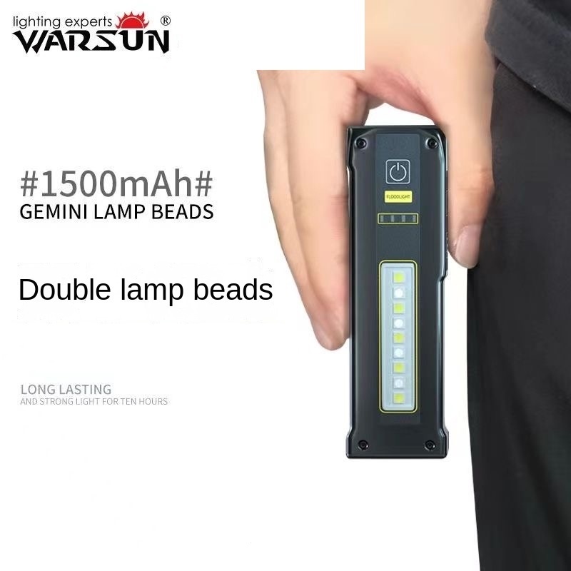 Warsun sq06 ไฟฉาย LED 1500 lumens Type-C ชาร์จได้ แบบพกพา ขนาดเล็ก Nitecore ไฟฉาย XLYD