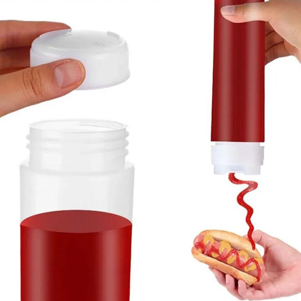 Norman ขวดบีบซอสพลาสติก แบบสองหัว ความจุขนาดใหญ่ 16 20 24 ออนซ์ - รูปที่ 7