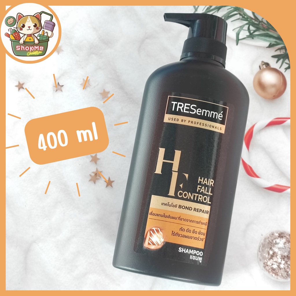 TRESemme Hair Fall Control Shampoo เทรเซเม่ แฮร์ ฟอล คอนโทรล แชมพู 400 ml