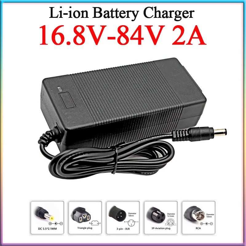 New16.8V/29.4V/42V/54.6V/67.2V/58.8V/84V 2A Li-ion แบตเตอรี่สําหรับ 4S 6S 7S 10S 13S 16S 20S 14.8V-7