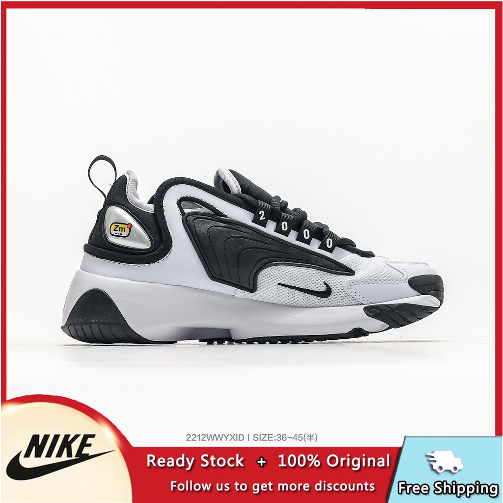 Nike NK Zoom 2K Sneaker Zoom 2000 AO0354 10 รองเท้าวิ่งชายรองเท้าผู้ชายและผู้หญิงรองเท้าผ้าใบแท้ Au