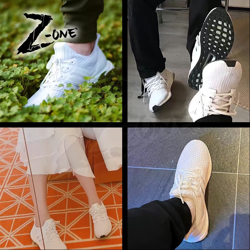 Adidas Ultra Boost DNA "Running White" "Triple Black" วิ่งสำหรับผู้หญิงผู้ชาย รองเท้า Hot sales