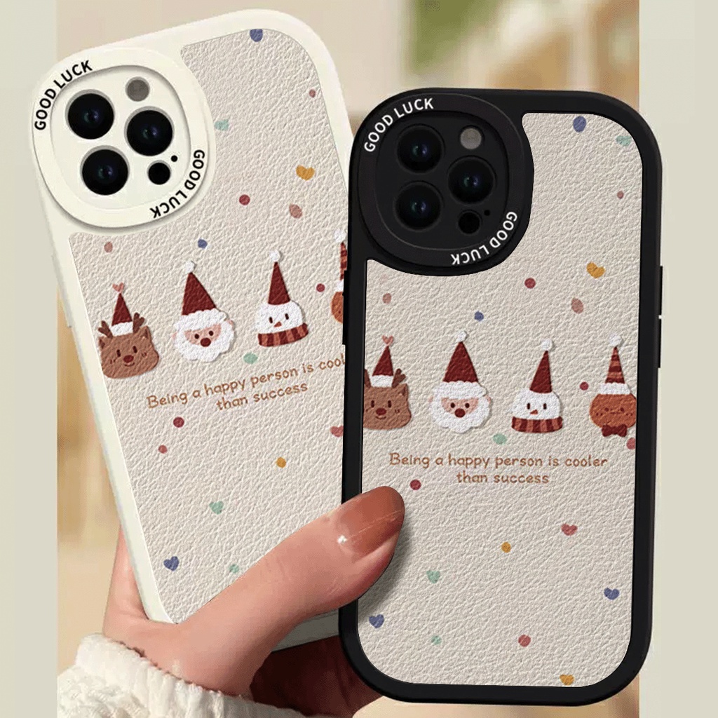 Christmas Elk เคสโทรศัพท์สำหรับ For VIVO Y95 Y93 Y91 Y50 Y30 Y1S Y15A Y16 Y02S Y19 Y20 Y21 Y22 Y35 Y30I S1 V23 V25 P