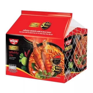 นิสชิน nissin นิชชิน บะหมี่ กึ่งสำเร็จรุป แพ็ค5ซอง