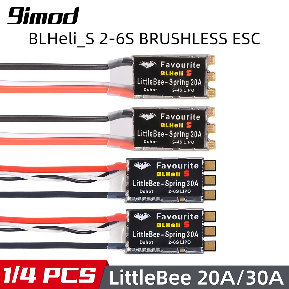9imod Favourite FVT LittleBee 20A/30A ESC 2-6S ESC แบบไม่มีแปรง ESC สําหรับ RC FPV Drone