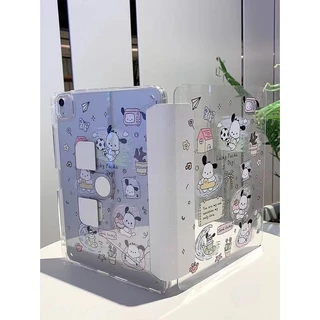 คริสตัล หน้าใส-หลังใส เคสไอแพด gen7/8/9/10.2 air4/5 air6 pro11 pro 12.9 gen10 gen11 MINI6/7 GEN5 6 เคสอะคริลิคฝาขุ่น