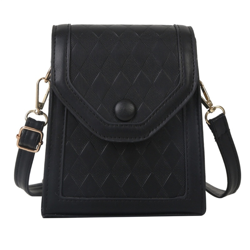 Blove* Square Bag กระเป๋าสะพายข้าง กระเป๋าอินเทรนด์ Lattice Texture Bag กระเป๋าสะพายอเนกประสงค์