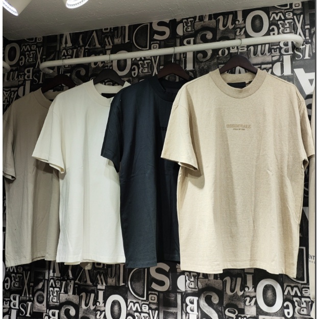 เสื้อยืดคอกลม แขนสั้น พิมพ์ลายก้อนเมฆ FEAR OF GOD แนวสตรีท ลําลอง เก็บสะสม สําหรับผู้หญิง และผู้ชาย