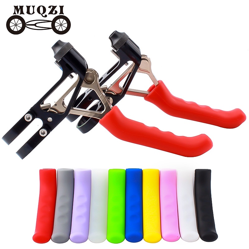 Muqzi ปลอกซิลิโคนหุ้มคันเบรกมือจับ สําหรับรถจักรยาน MTB 1 คู่