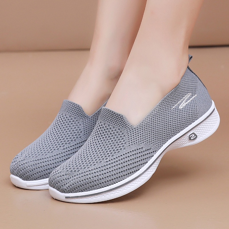 Skechers_ใหม่ รองเท้าผ้าใบลําลอง ผ้าตาข่าย ระบายอากาศ ข้อสั้น กันลื่น สําหรับสตรี ไซซ์ 36-41 สินค้าพร้อมส่ง