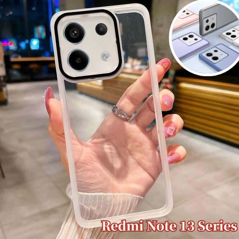 Redmi Note13proเคสโทรศัพท์สําหรับRedmiหมายเหตุ13 pro plus 13pro 13proplus 13pro + 12 Note13 5G 4GปลอกTPUนุ่มชุบใสกันกระแทกกันชนกล้องเลนส์ฝาครอบป้องกัน