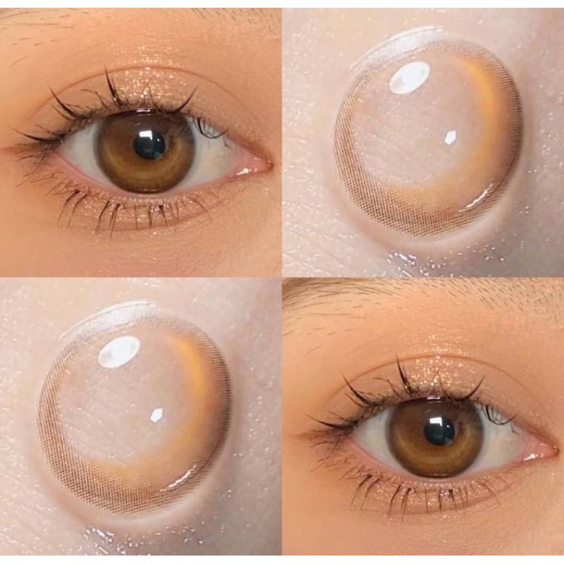 คอนแทคเลนส์(มินิ) Magic hole Chestnut / Gray (Wink) ⭐️ลายฮิต ขายดีมาก กรองแสงกันยูวี