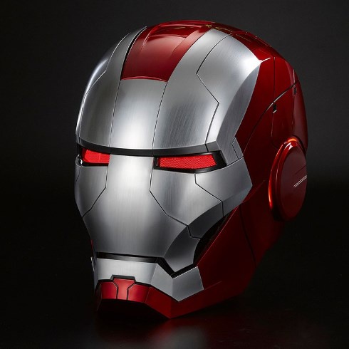 หมวกกันน็อคไฟฟ้า MK5 Iron Man 1:1 แบบเปิดปิด ควบคุมด้วยเสียง เหมาะกับของขวัญ ของเล่นสําหรับผู้ใหญ่