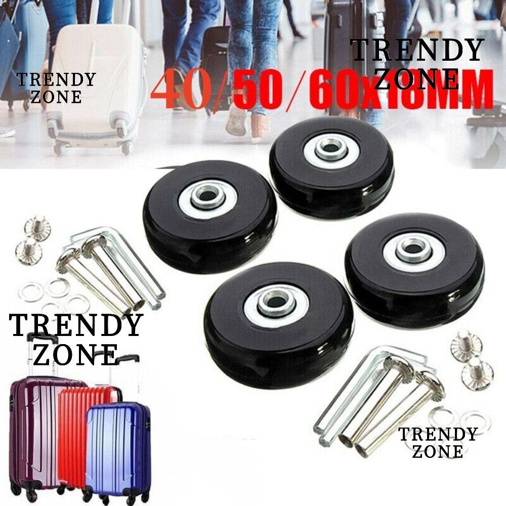 Trendyzone อะไหล่ซ่อมแซมล้อกระเป๋าเดินทาง 57-59 มม.