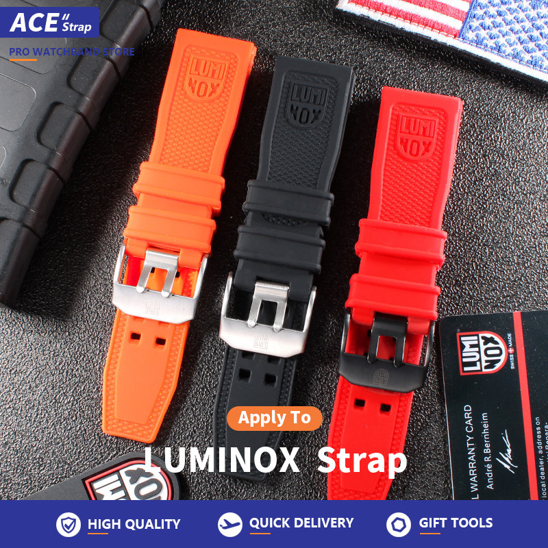 เหมาะสำหรับสายนาฬิกา LUMINOX แบบยาง 24mm เหมาะกับรุ่น 3501 3801 3251