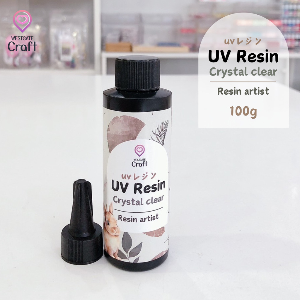 ยูวีเรซิ่น UV Resin Crystal Clear สูตร Resin Artist 100 กรัม ใสมาก แห้งเร็ว