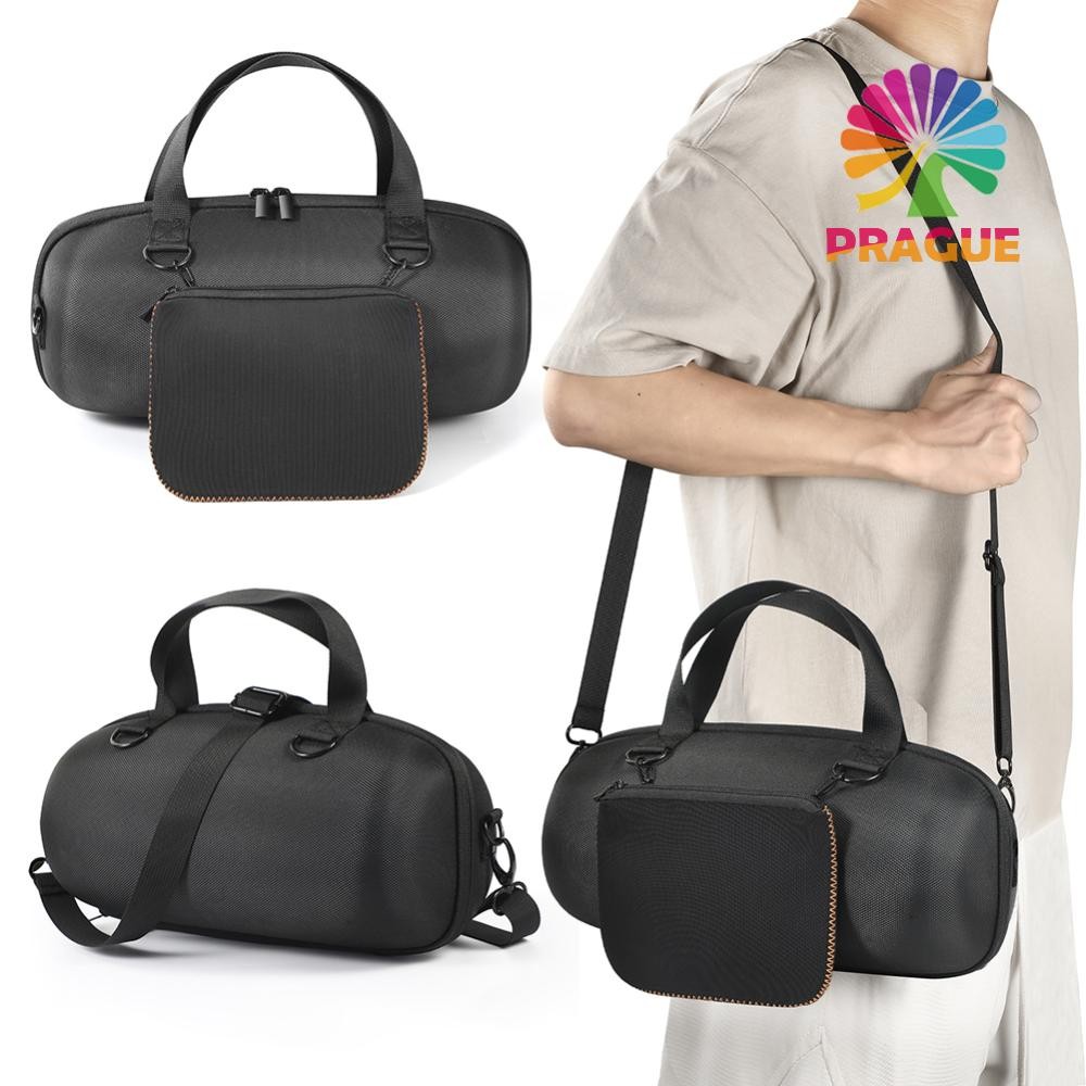 เคสแข็งกันกระแทกเคสเดินทางพร้อมกระเป๋าซิปและสายสะพายไหล่สําหรับลําโพง JBL Xtreme 4 Wireless BT [prague.th]