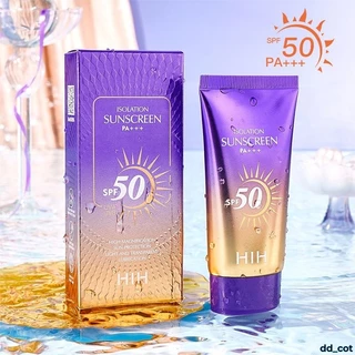 HIH กันแดดผิวหน้า เกลี่ยง่าย คุมมัน กันน้ำ กันเหงื่อ SPF50+PA+++UV Protection Sunscreen เซรั่มกันแดดทาผิวกาย