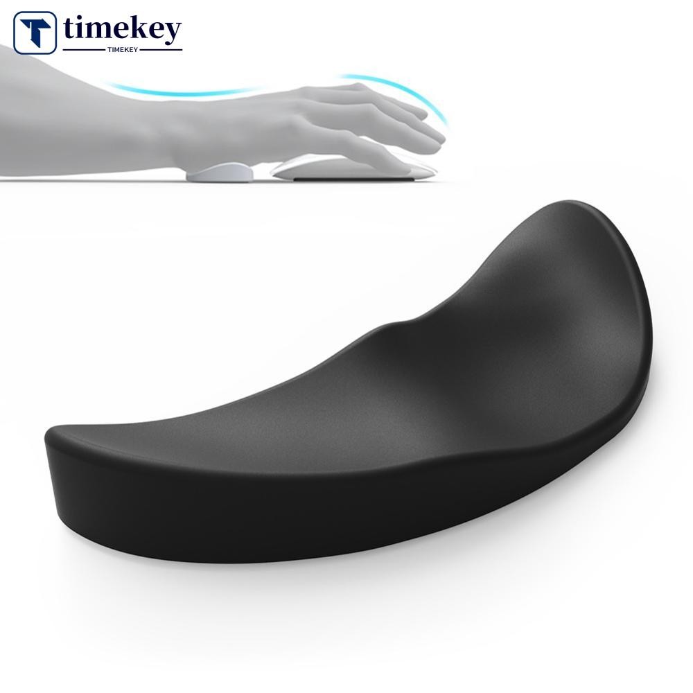TME มือซ้าย/ขวา Ergonomic Mouse Pad สายรัดข้อมือซิลิคอนเจลลื่น Streamline สายรัดข้อมือสนับสนุนสําหรั