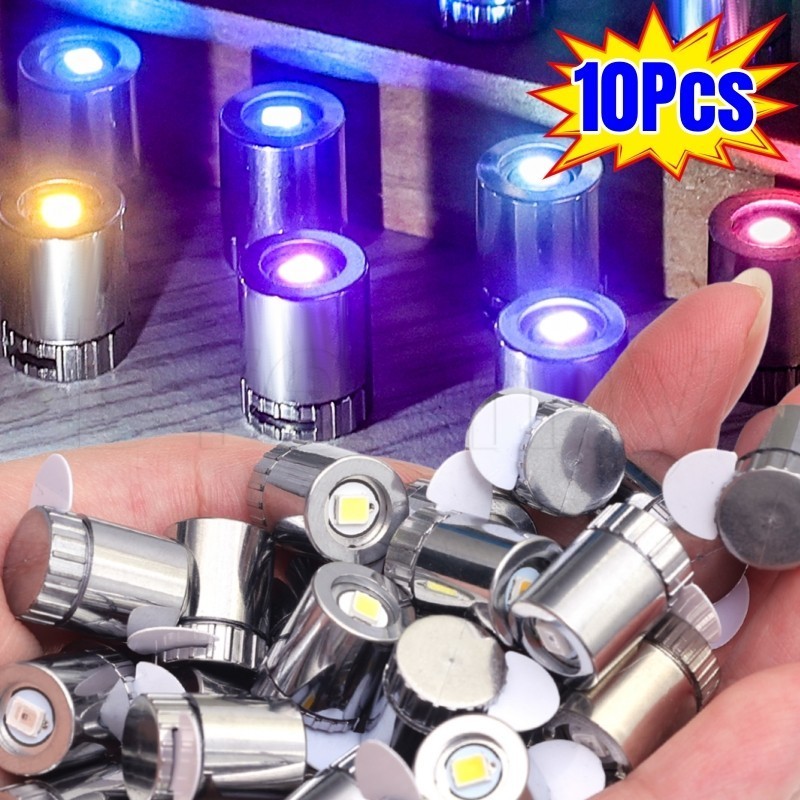 10 ชิ้น Mini LED หลอดไฟขนาดเล็ก - แบตเตอรี่ดําเนินการหลอดไฟ - สําหรับโคมไฟ Wick ฐาน - DIY ไฟที่มีสีสันตกแต่ง - Miniature Handcraft Lightingtiny - Camping ไฟฉายหลอดไฟ